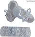 Baby Girls White Flower Christening Socks Booties & Crochet Heaband - In Gift Bag- 0-3 Months