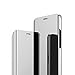 Price comparison product image HuaXin Xiaomi Redmi Note 6 Pro Case,Mirror Smart Clear View Window Flip Cover Ultra thin Case + Tempered Glass Screen Protector Stent Design Suitable Suitable for Xiaomi Redmi Note 6 Pro(Silver)