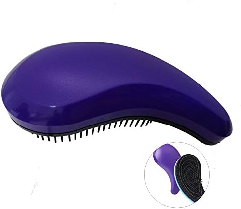 KENROLL Detangling Hair Brush, Detangler Brush Removes Tangles And Knots, Use in Wet and Dry Hair, Best Brush/Comb for Unisex Adults, kids and the elder (Purple)