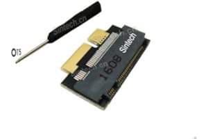Sintech NGFF M.2 BM Key SSD to 18Pin Adapter Card for Replacement Sandisk SD5se2/SDSA5JK ADATA XM11 SSD of ASUS UX31 UX21 TAICHI21/31 Interno Unidad de Disco óptico