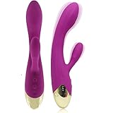 Hand Held Energy Efficient Personal Vibrator for Therapy Instrument 10 speeds Waterproof Cordless Neck Shoulder Back Body Massager Travel-Friendly (Purple)