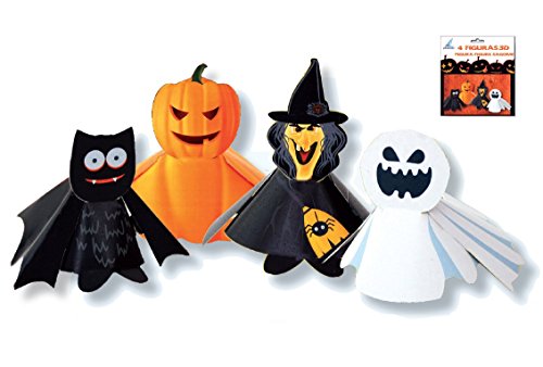 4 Figuras 3d Halloween