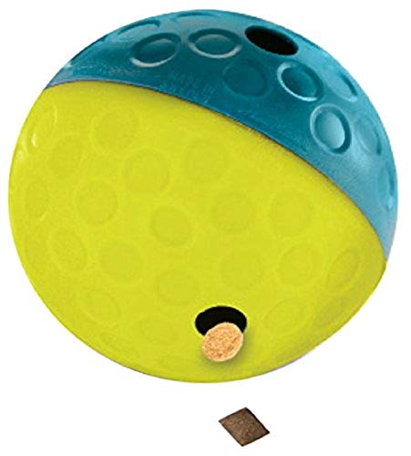 Nina Ottosson Treat Secadora dispensador Cerebro y Ejercicio Juego para Perros, pequeño, Azul/Verde