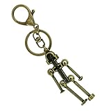 Material: Acero inoxidable Novedad Nuevo Steampunk Langosta Tornillo Robot Colgante Llavero Clips Llavero para La Organización De Llaves De Coche En Casa