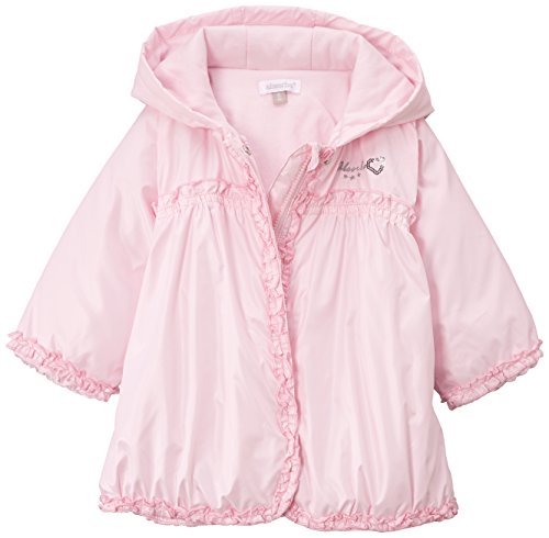 Absorba Boutique Baby Girls 0-24m Parka Plain Coat, Pink, 9-12 Months (Manufacturer Size: 12 Months)