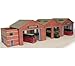 Price comparison product image Metcalfe Pn125 N Gauge Bus Depot - Card Kit, Each Bay 70 X 70Mm