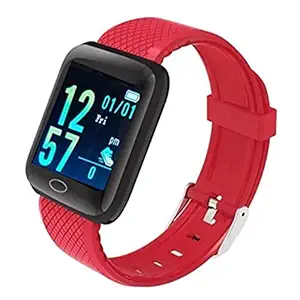 HUG PUPPY Bluetoth Wireless Smart Watch Fitness Band for Boys, Girls, Men, Women & Kids | Sports Watch for All Smart Phones I Heart Rate and BP Monitor