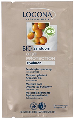Preisvergleich Produktbild Logona Feuchtigkeitspackung Age Protection mit Sanddorn und Hyaluronsäure (15 ml)