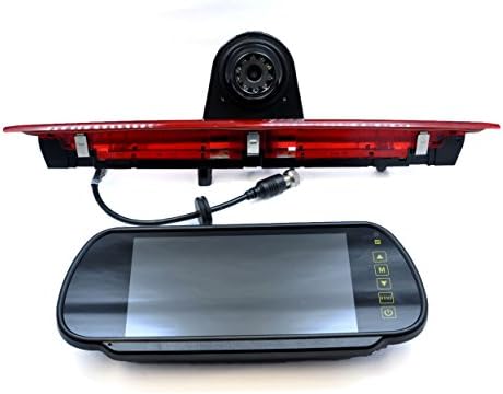 Ford Transit IR LED Brake Light Rear View Reversing Camera + 7 Inch Monitor Kit