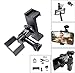 Produktbild Upxiang Hand Halterung Für DJI OSMO Pocket, Handheld Extension Bracket Metall-Telefonhalter ABS + Aluminium Erweiterungs Zubehör Set Adapter, Standard 1/4 Universal schnittstelle (Android)