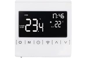 MincoHome Smart Thermostat Programmable LCD Touch Screen Thermostat For Electric Floor Heating System WiFi Tuya Room Temperature Controller (Electric Heating)
