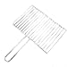 Produktbild InBlossoms 1 stücke Portable BBQ Grill Grillen Korb Braten Ordner Werkzeug Für BBQ Net Outdoor Indoor 25 * 22 cm
