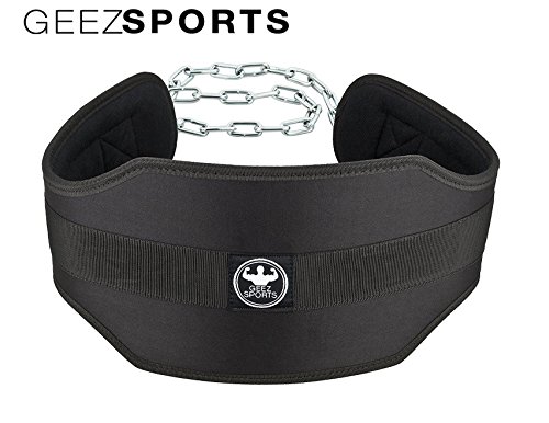 Geez Dip Gürtel von Sportlern für Sportler I Dipgürtel für Zusatzgewicht bei Klimmzug oder Dips