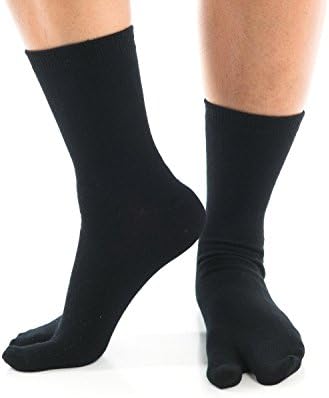 [Vigo Socks] Flip Flop Socks, Samurai, Geisha, Japanese Pattern Designs (UK 4.5~ 6/ EU 36~ 40, Black)