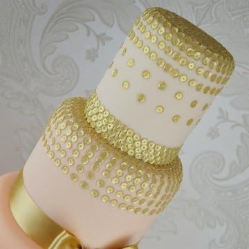 Claire Bowman Cake Lace Mat Sequins
