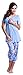 2 in 1 Maternity & nursing 100% cotton 2-peace Pyjama Set 5058 (8, Spa blue)