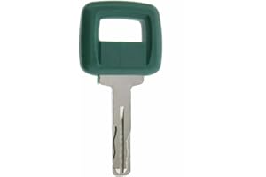 FASHUNWELL Ignition Starter Keys 11039228 17225331 for Volvo Loader, Haul Truck, Articulated Excavator – Compatible with Clark-Michigan Heavy Equipment, Laser Cut Plant Key Replacement