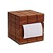 Produktbild Betty & Co Magic Cube Tissue Box Tissue-Halter, Papierrollenhalter aus Holz, kreative Heimtextilien, für Bad und Küche, 14,5 x 14,5 x 14,5 cm