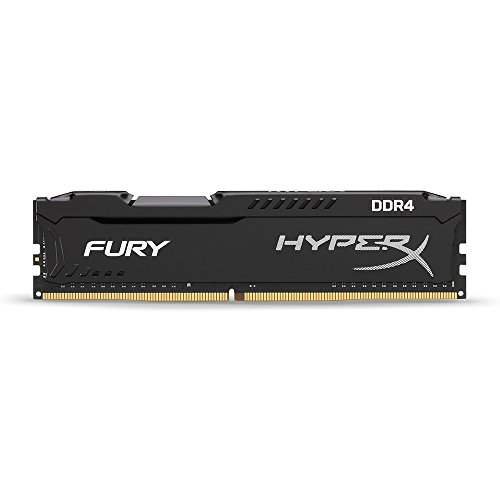 HyperX Fury HX421C14FBK2/8 - Memoria RAM (8 GB Kit, 2x4 GB) 2133MHz DDR4 Non-ECC CL14 DIMM (Compatible con Skylake)