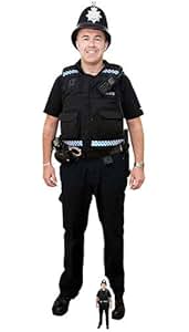 STAR CUTOUTS Life Size Cut Out with Mini Version of Policeman