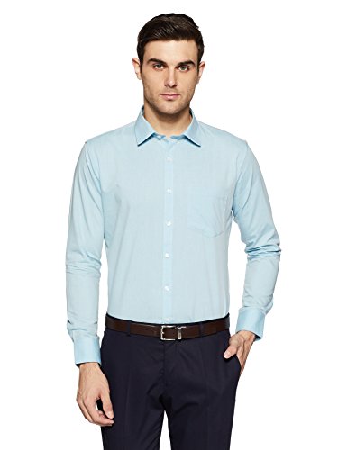Amazon Brand - Symbol Men's Solid Slim Fit Formal Shirt