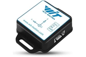 WITMOTION [Capteurs d'accélération 9 axes] Capteur d'inclinaison sans fil WT901C-TTL, accéléromètre 3 axes, gyroscope, magnétomètre, inclinomètre, module IMU MPU9250, USB Modbus