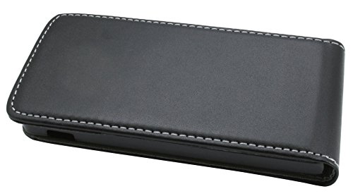 Funda con tapa para Sony Xperia SP en Negro Bolso Plegable Funda   energmix