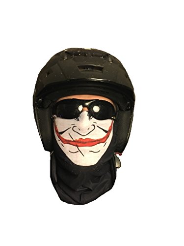 Salt Armour Varios Designs multifunción Toalla Manguera - Máscara Protección contra el frío Máscara Halloween Esquí Snowboard Pesca Caza Bicicleta y Motocicleta Paintball, Joker
