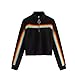 Produktbild Spleißen Kurzer Pullis Damen,Elecenty Frauen Lose Kapuzenpullover Streifen Sweatshirts Kapuzenshirt Mit Kapuze Kordelzug Hoodies Jumper Kapuzenpullis