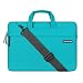Produktbild Laptoptasche für 11/11,6 /13/13,3/15 Zoll MacBook Air, Ultrabook Netbook Tablette, Denim Stoff Laptop Schultertasche Umhängetasche Sleeve Hülle Beweglicher Notebooktasche mit Zubehör Fächern und Handgriff als Schutz(11-12", blau)
