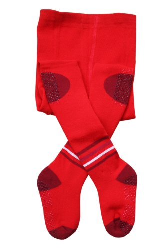 Weri Spezials Baby and Children ABS terry Tights, Red, Size:18-24 months (86/92)
