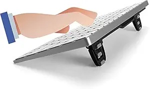 GPG2 ESC Flip Computer Keyboard Stand & Laptop Stand - 3 Adjustable Ergonomic Angles/Heights - Compatible with Most Keyboards - Repositionable Micro Grip Pads (Keyboard not Included)