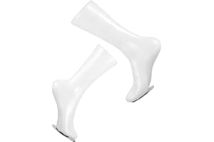 MUELODSIC 2 St Magnetic Sock Display Sturdy Unisex Mannequin Foot Stand för Detaljhandel Lättanvänd Magnetisk Fotmodell för Strumpor Vit Sockvisning för Dam