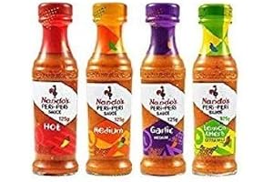 Nando's Peri-Peri Sås/marinadkollektion (125 g förpackning med 4)