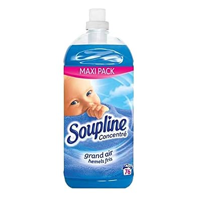 Soupline Dilué Grand Air Seul Assouplissant/Adoucissant en Complément de Votre Lessive 1,9 L