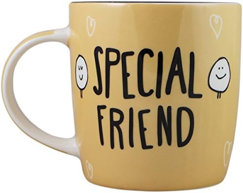 Eggcellent Mug & Inspirational Magnet (Peach "Special Friend")