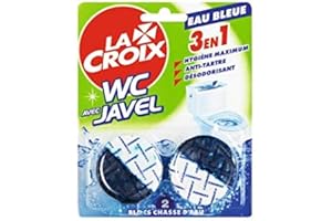 La Croix - Wc Bloc Chasse Javel Eau Bleue - 96G - Lot De 4 - Livraison Rapide En France - Prix Par Lot