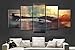 Produktbild 5pcs Framed Starwars Battle Canvas – Artwork 5 Piece Star wars Canvas Canvas Battle Field Paintings on Canvas Wall Art for Office and Home Wall Decor (XLarge: 40*60cm x2pcs+40*80cm x2pcs+40*100cm x1pc)
