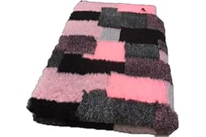 Vetbed -/ Drybed I Patchwork Rose/gris I 75 x 100 cm