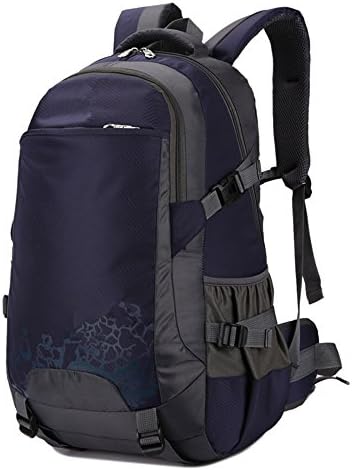 XIAODIU 2018 New Tourism Large Capacity Backpack Ms. Travel Bag Summer Outdoor Climbing Bag Tide Men's Light Backpack, Dark Blue