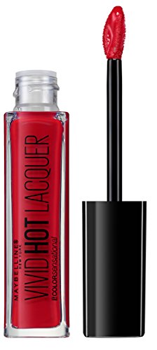 Maybelline New York Color Sensational Vivid Hot Laquer Lippenstift Nummer 70 so hot, 1er Pack (1 x 7.7 ml) - 2