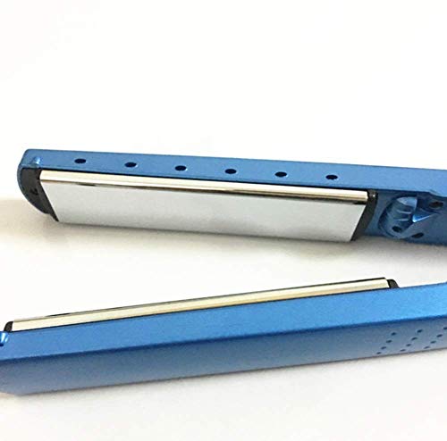 Professional Hair Straightener Does Not Hurt The Anti-Scalding Electric Hair Straightener  Straight Volume Dual-Use  LED Display Temperature  Five-Speed Temperature Control - Blue