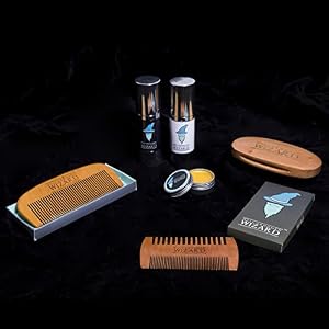Well Groomed Wizard Beard Wax For Men, Strong Hold Moustache and Beard Wax, beeswax & lemon - 15ml - Image 6