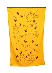 Toffee and Candy, Microfiber Printed Bath Towel for Kids Boys/Girls,Super Soft Muslin, 350 GSM Cotton Bath Towel, 44X22 Inch.