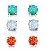 Produktbild gemsme Opal 6 mm Runde Ohrstecker (3 Paar)
