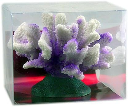 GuiXinWeiHeng Fish tank decoration, artificial flower coral, aquarium luminous flower coral£¬Aquarium Landscape Accessories£¬Plastic Luminous Boutique CoralAquarium Decoratio,Aquarium Landscape Accesso , purple