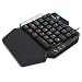Produktbild TLfyajJ K109 38 Tasten Eine Hand mechanische Tastatur mit Tastatur und Hintergrundbeleuchtung