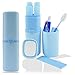 Produktbild Reise Zahnbürste Halter Fall – Tragbar Multifunktions Wash Cup Zahnpasta Halter Organizer Flasche Kamm Spiegel Aufbewahrung