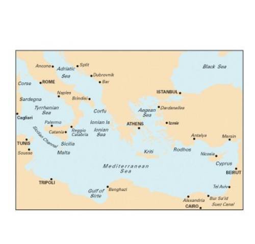 Télécharger Imray Chart M20: Eastern Medeiterranean Passage Chart - Sardinia to Cyprus and Port Said Gratuit