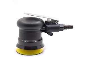 Jieotwice Lucidatrice per Levigatrice Orbitale Casuale Mini Air Palm, 3 Pollici Cerchio Rotondo Pad 75mm Utensili Pneumatici WL-20314(12000RPM)